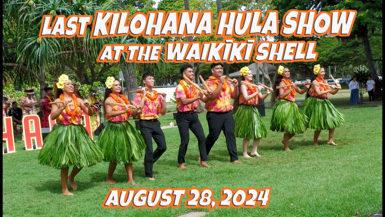 Вспоминая шоу Kilohana Hula в Waikiki Shell 28 августа 2024 г. Последнее шоу в Waikiki Shell A