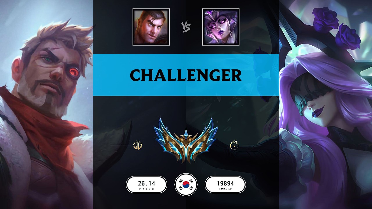 Challenger Match: Over 10.000 LP - KR server Patch 26.14
