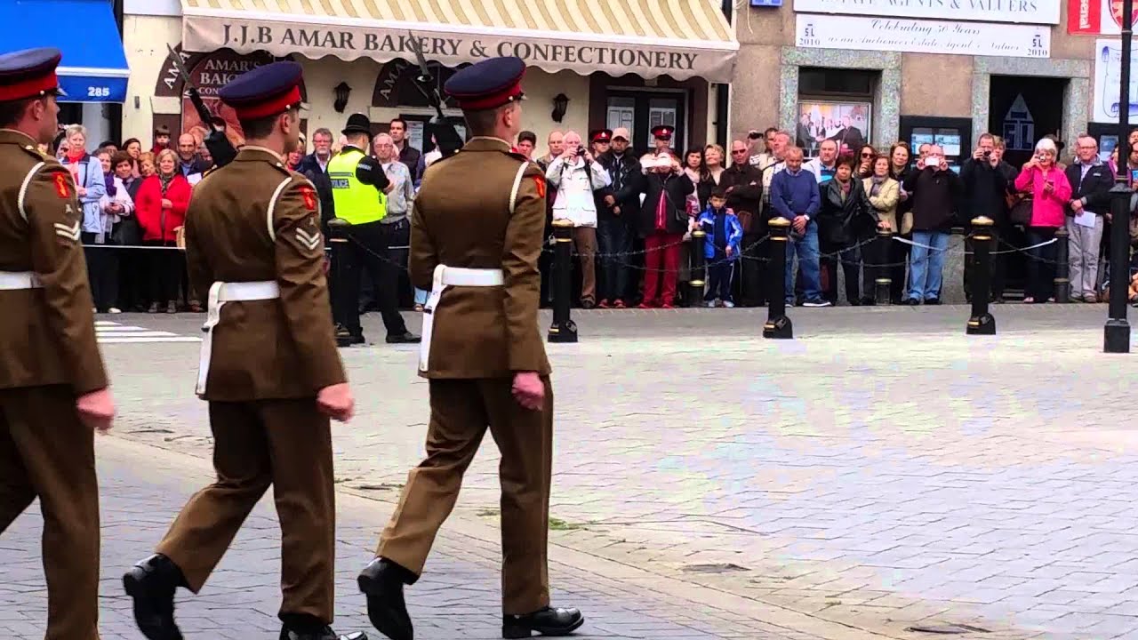 Changing the guard -Gibraltar 11th April
