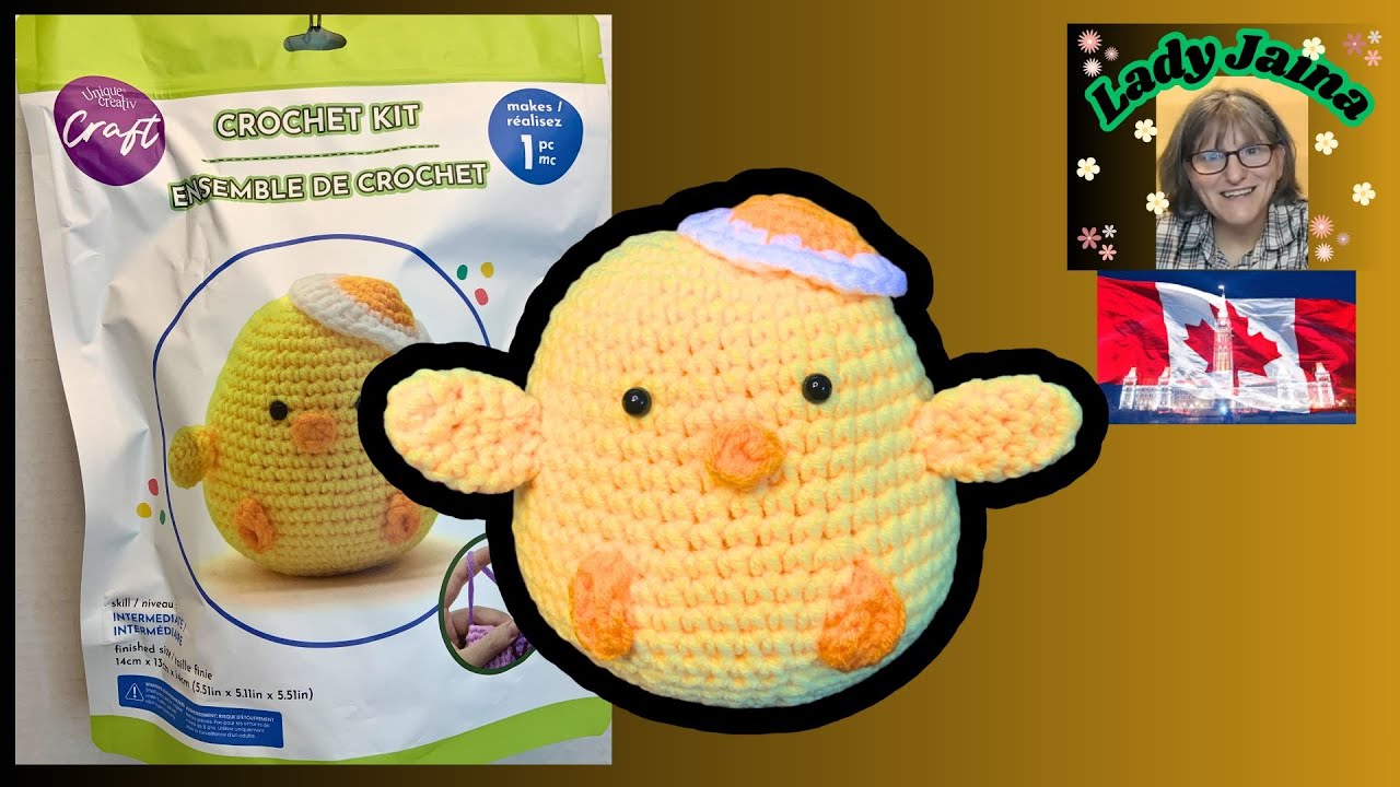 🧶 Набор для вязания крючком «Сделай сам» | Курица (средний уровень) | Обзор Walmart Canada.
