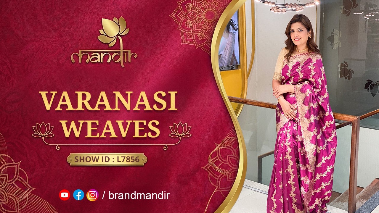 Varanasi Weaves Sarees Collection | WhatsApp Number 733 733 7000 | Brand Mandir Sarees LIVE