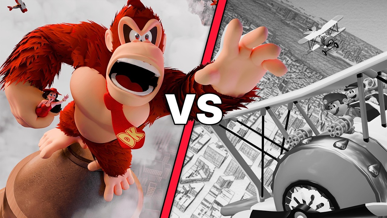 Donkey Kong x King Kong - ROUGH CUT vs FINAL