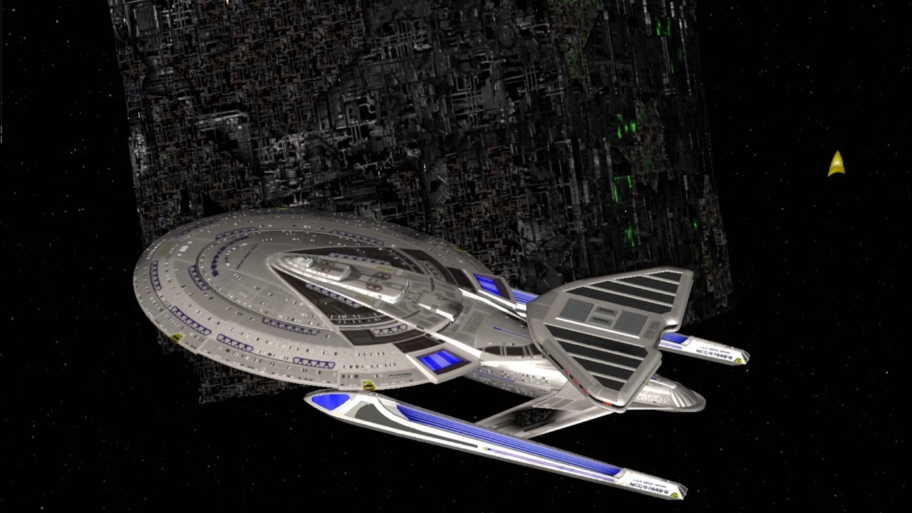 Can the USS Angelwings B Destroy a Borg Cube? | Star Trek Bridge Commander