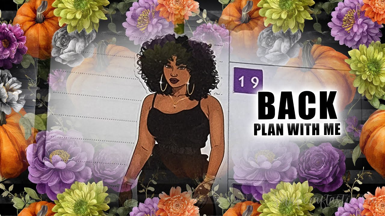 Back Planning in My Altered Composition Notebook Plan With Me