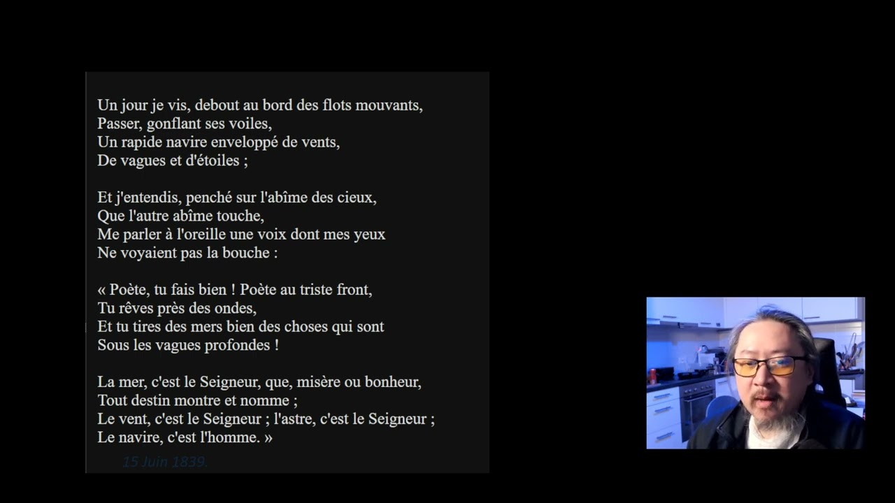 Un jour je vis, de Victor Hugo