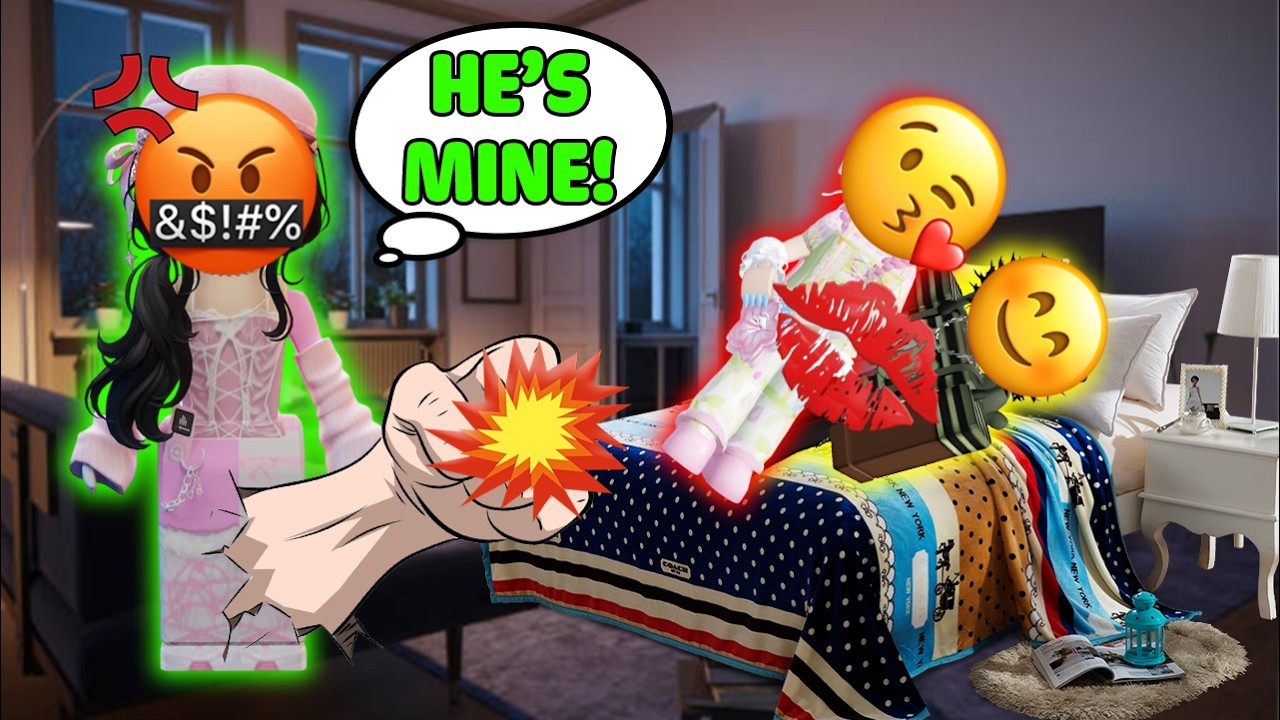 💔 Я ЗАСТАВЛЮ ЕЁ ЗАПЛАТИТЬ ЗА ТО, ЧТО ОНА УКРАСЛА МОЕГО ПАРНЯ ⚠️ #roblox #robloxstory