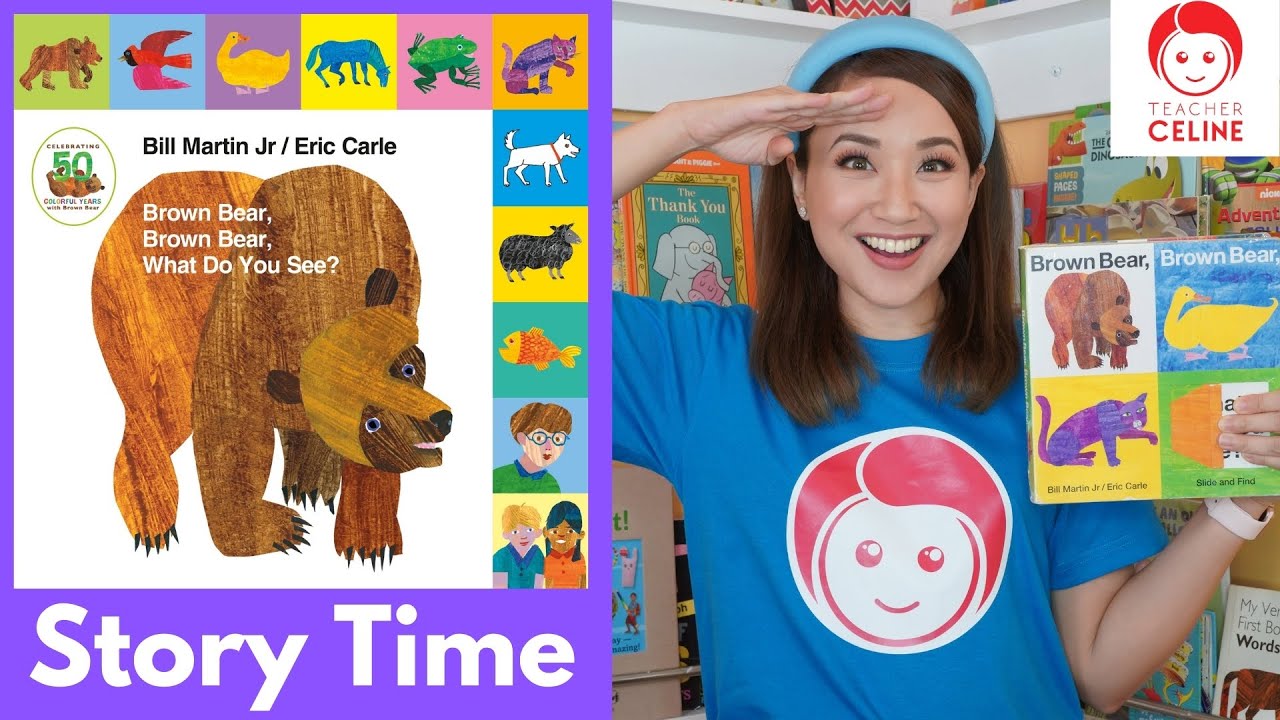 Brown Bear, Brown Bear, What Do you See? |  Storytelling for Kids | 故事书 | 구연동화 | 在线学习 | 온라인 학습