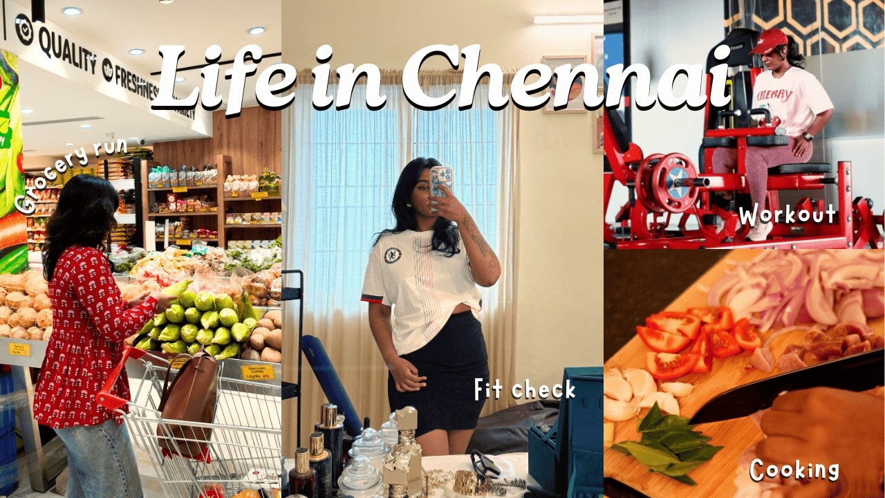 Day in the life of an introvert | Chennai | Gym | Grocery shopping | Cooking | ASMR vlog