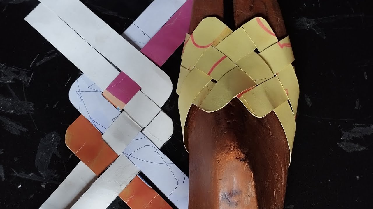 DIY TRENDY BRAIDED WOMEN SLIPPERS PATTERN