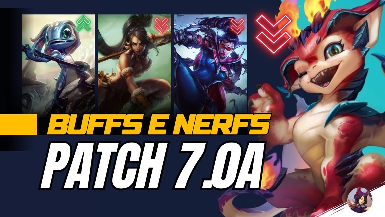 NOTAS DA ATUALIZAÇÃO 7.0A - WILD RIFT