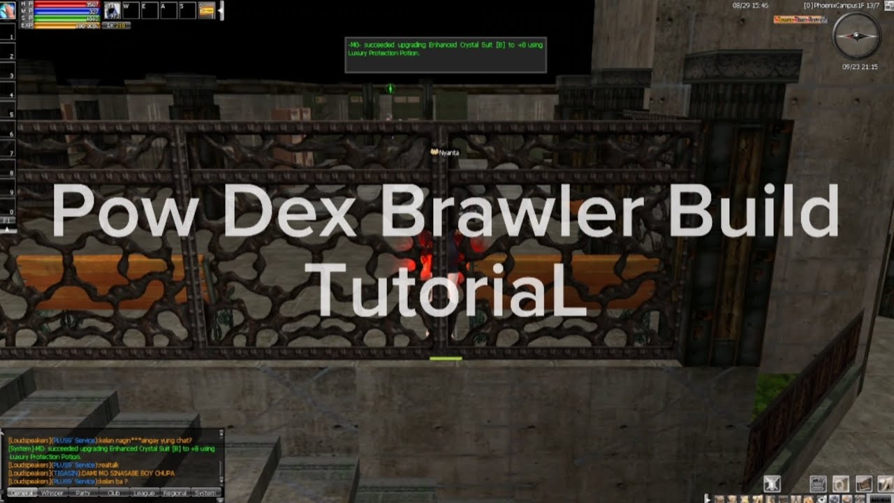 POW DEX BRAWLER BUILD TUTORIAL 167 LAST SKILL - Extraction Ran Online EP 6 210 CAP