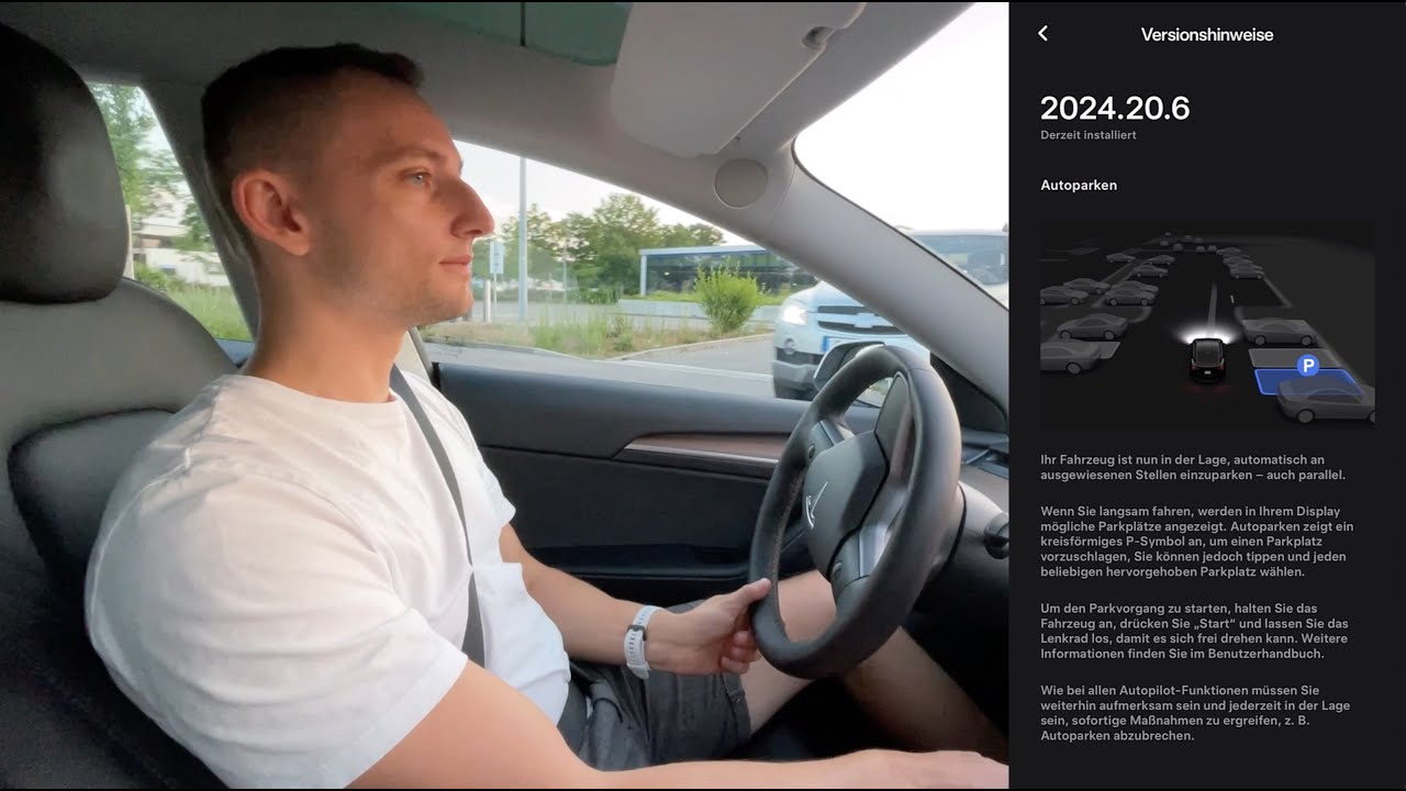 Tesla's neues Vision-Autopark im Test (v2024.20.6)