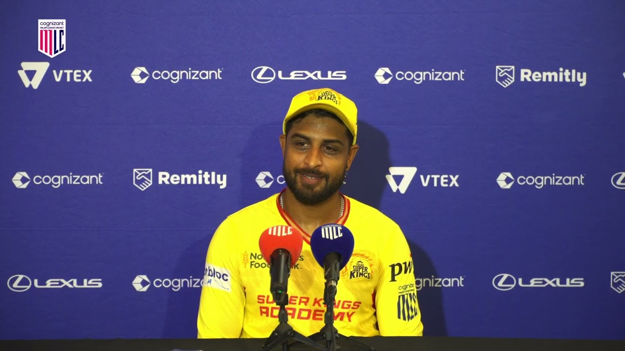Post-game Press Conference Match 7: MI New York VS Texas Super Kings |Shubham Ranjane|