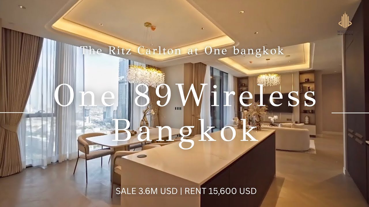 Sale & Rent | One89 Wireless | Rare Unit 2BR 151sq.m. High Floor at The Ritz-Carlton Residence