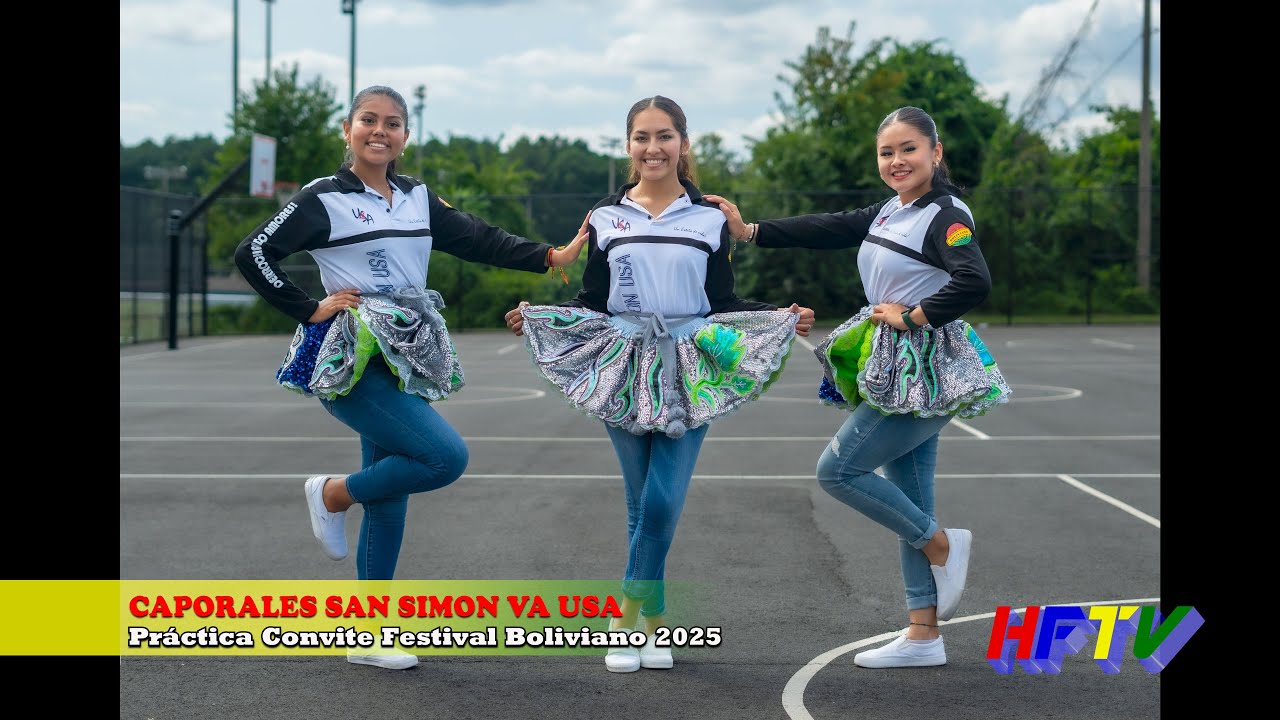 Práctica Convite Festival Boliviano 2025 - Caporales San Simón VA USA