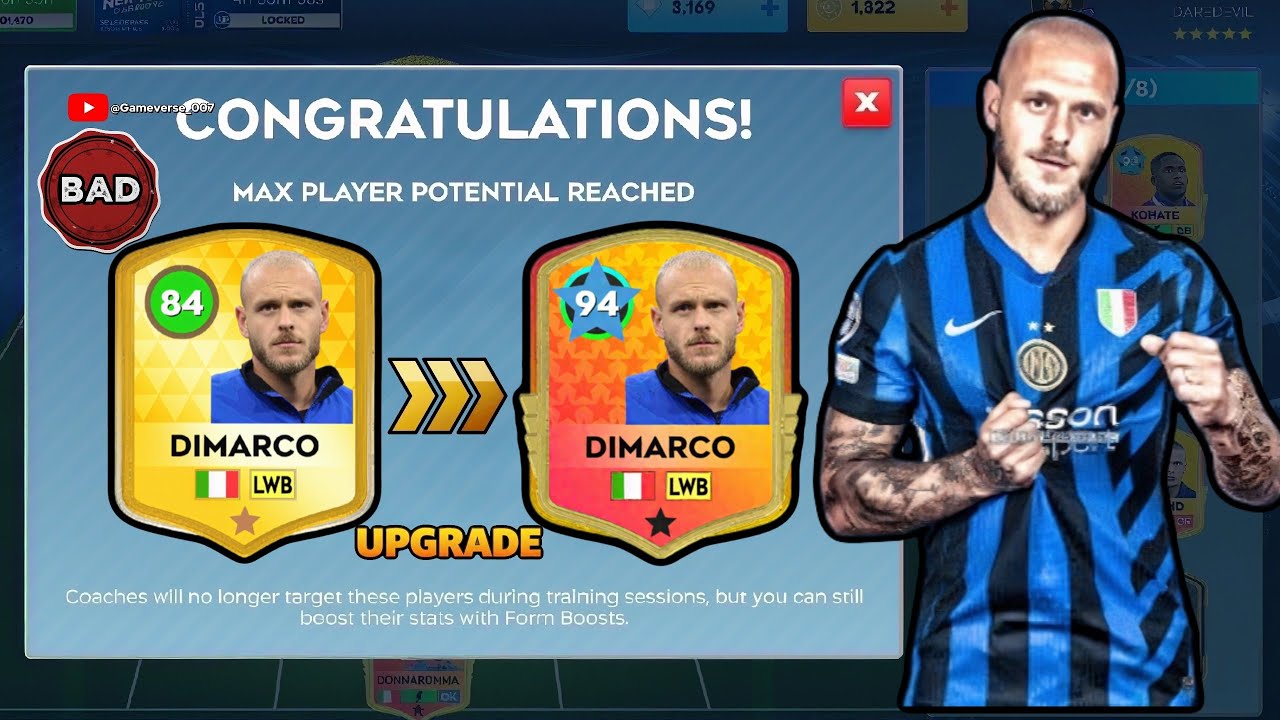 DLS 26 Dimarco Max 🔥 DLS 26 Max Players