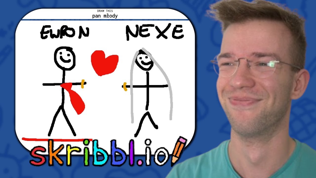 NEWRON IS REAL?! / Graf gra w kalambury z ekipą 😂 (skribbl.io)