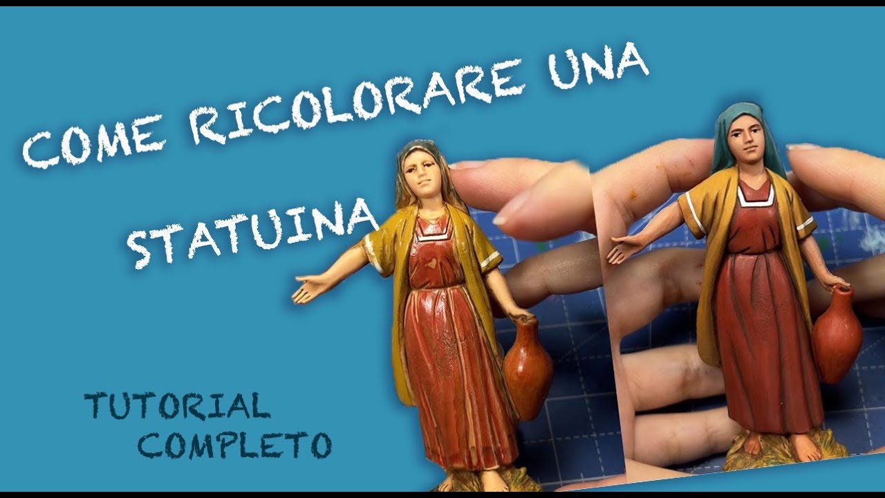 Come ricolorare una statuina presepe/modellismo