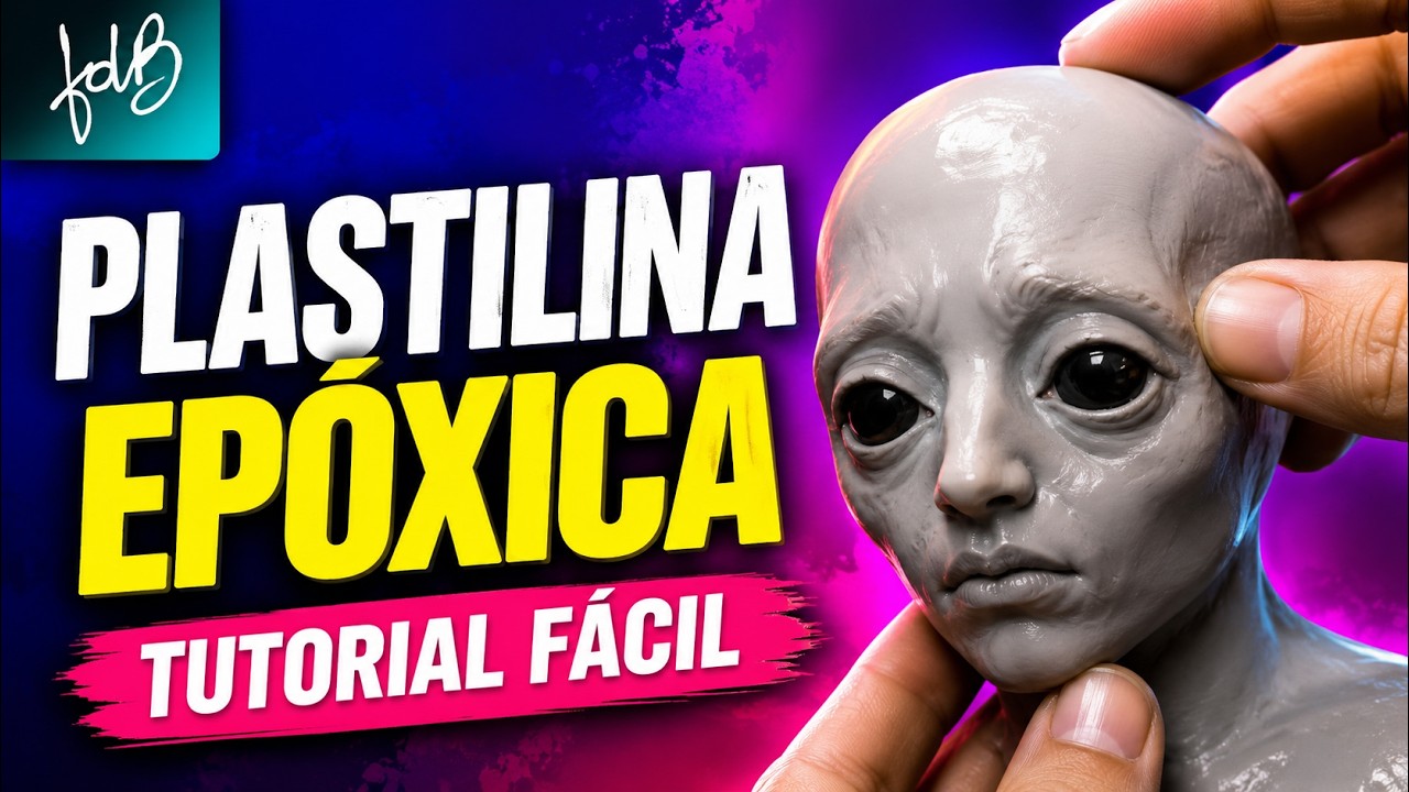 Como hacer una Escultura en Plastilina Epoxica paso a paso - clase gratuita