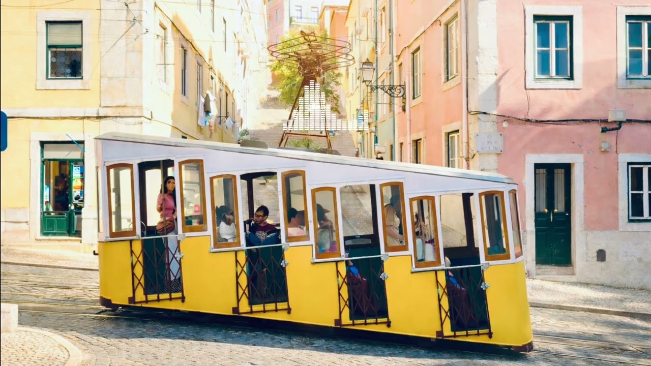 🌸 Spring Walk in Lisbon: Sweet Jazz & Soft Cafe Piano for Good Vibes 🎷