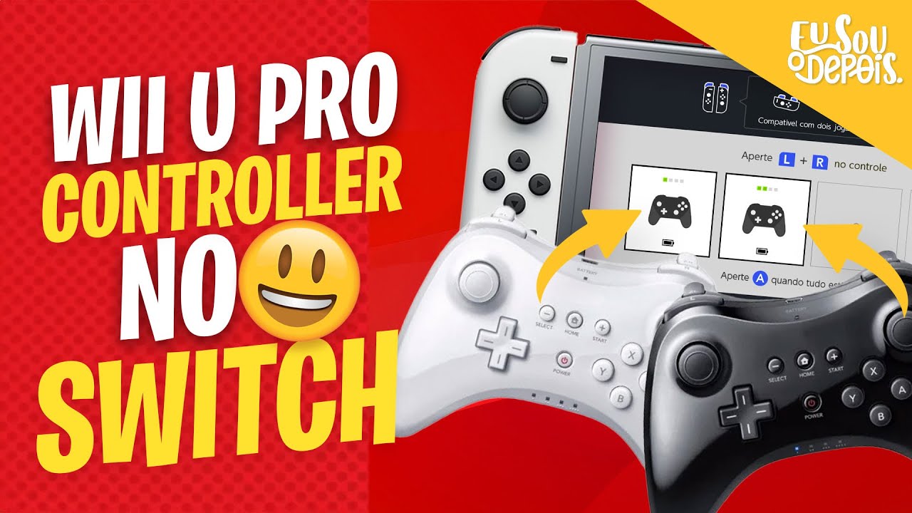 WII U PRO CONTROLLER NO SWITCH | DESBLOQUEIO 