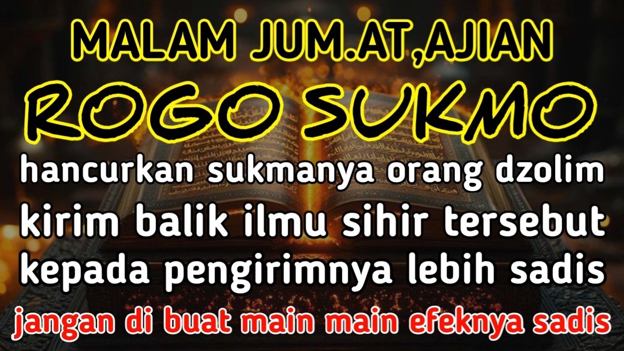 SEGERA PUTAR AYAT INI !! Agar Orang Yg Dzolim Padamu Terkena Karma Dan Azab Dari Allah
