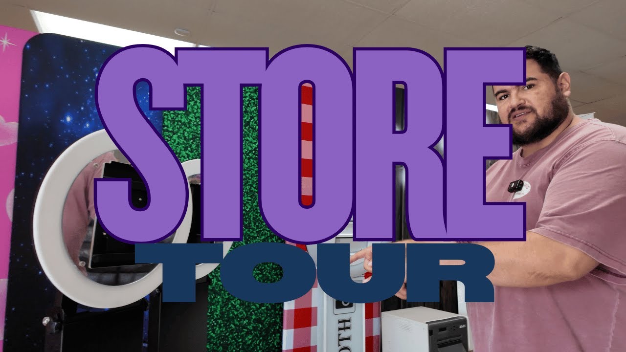 TOUR OF MY PHOTO BOOTH STORE