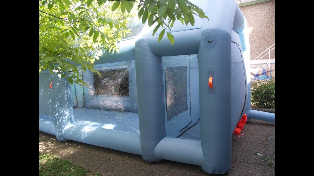 Cabine de peinture gonflable
