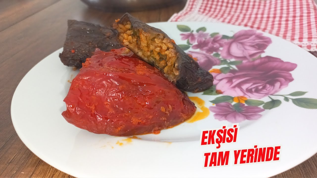 KURU DOLMA 🍆 EKŞİSİ TAM AYARINDA LOKUM KIVAMINDA PÜF NOKTALARIYLA TARİFİMİZ SİZLERLE 👌