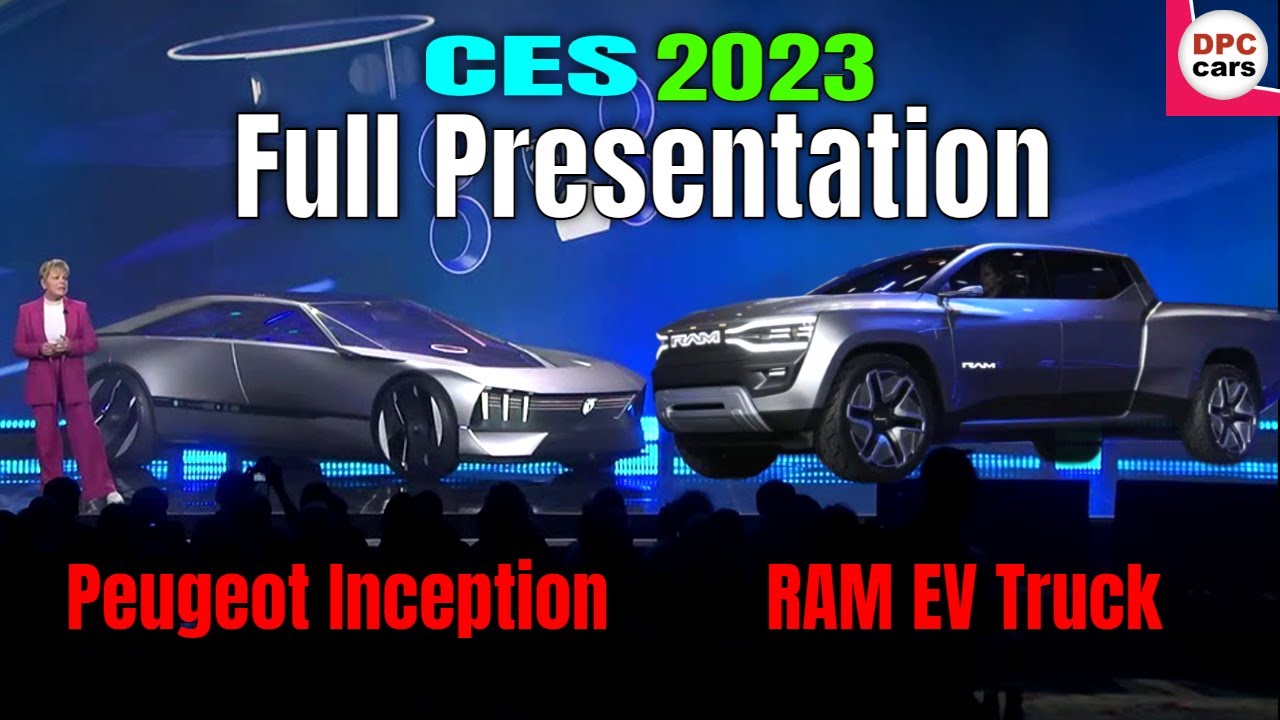 Полная презентация Stellantis CES 2023 Ram Electric Truck и Peugeot Inception