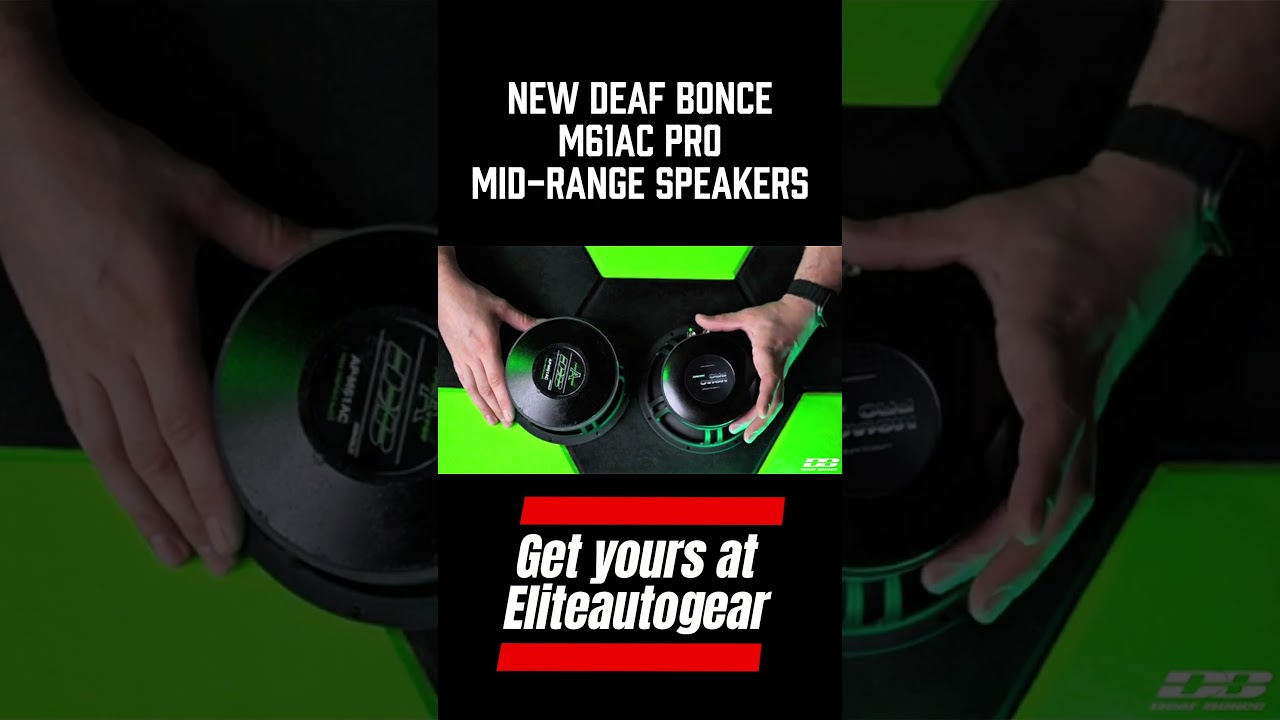 Deaf Bonce Apocalypse AP-M61AC PRO Mid-Range Speakers (Pair) &ndash; 6.5