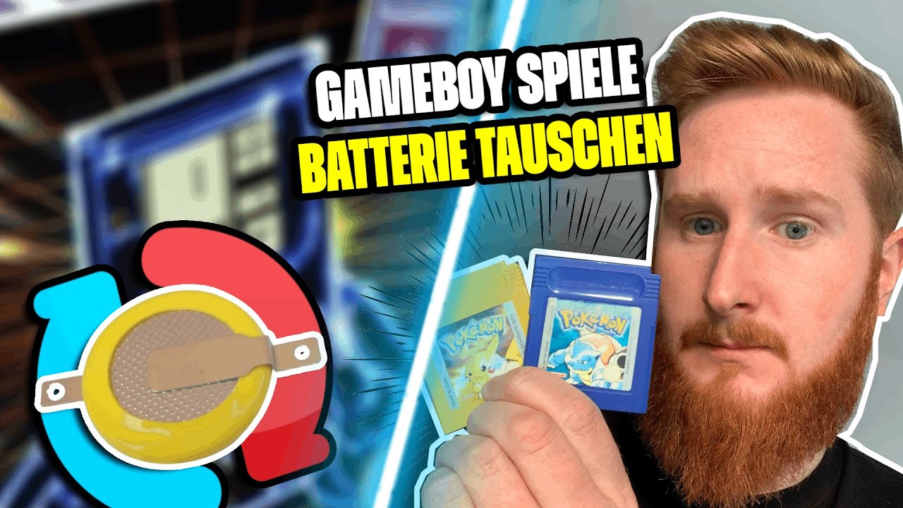 🔋 Gameboy Spiele Batterie wechseln ohne Speicherstand zu verlieren [Tutorial deutsch/german]