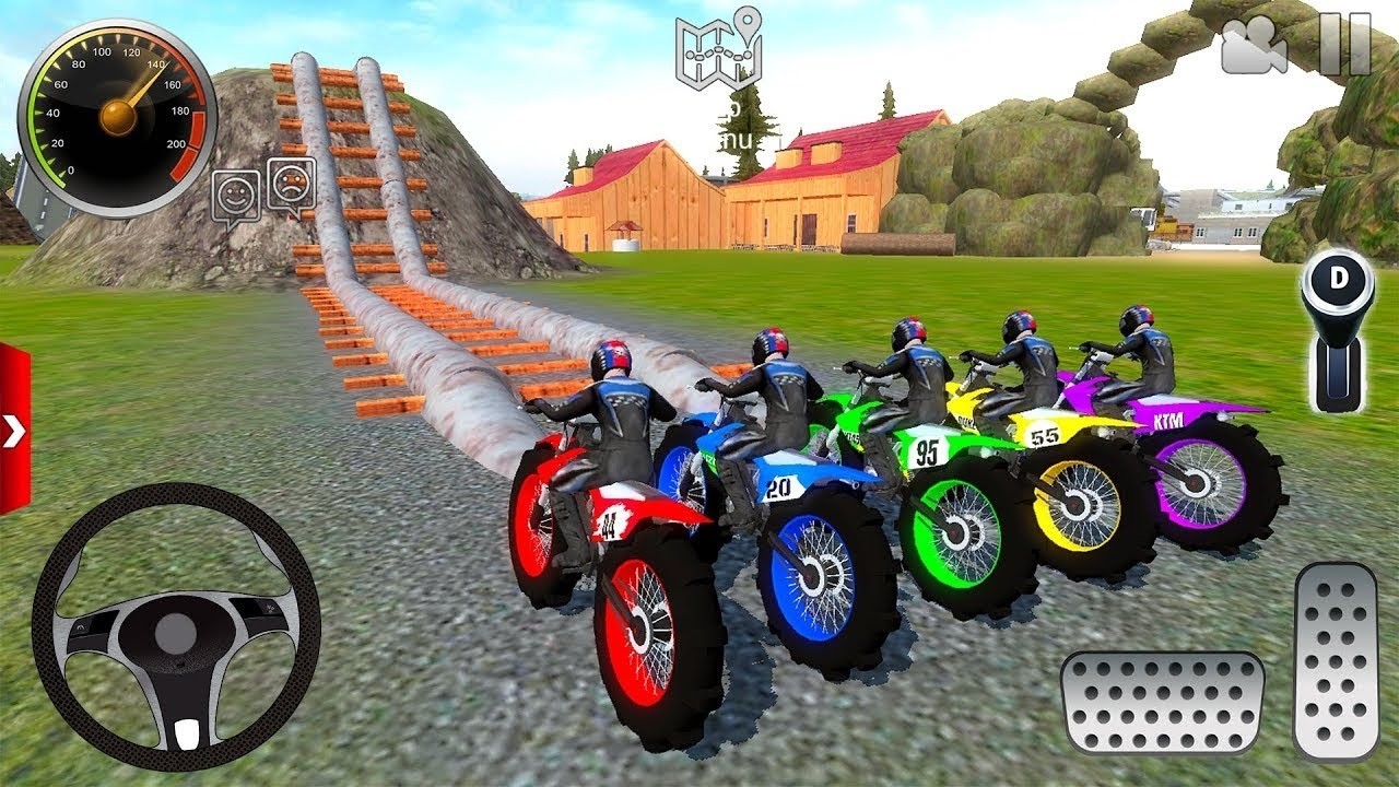 Juego De Motos - Prueba Extrema de Motocicletas #2 - Dirt Bike Off-Road Outlaws Android Gameplay FHD