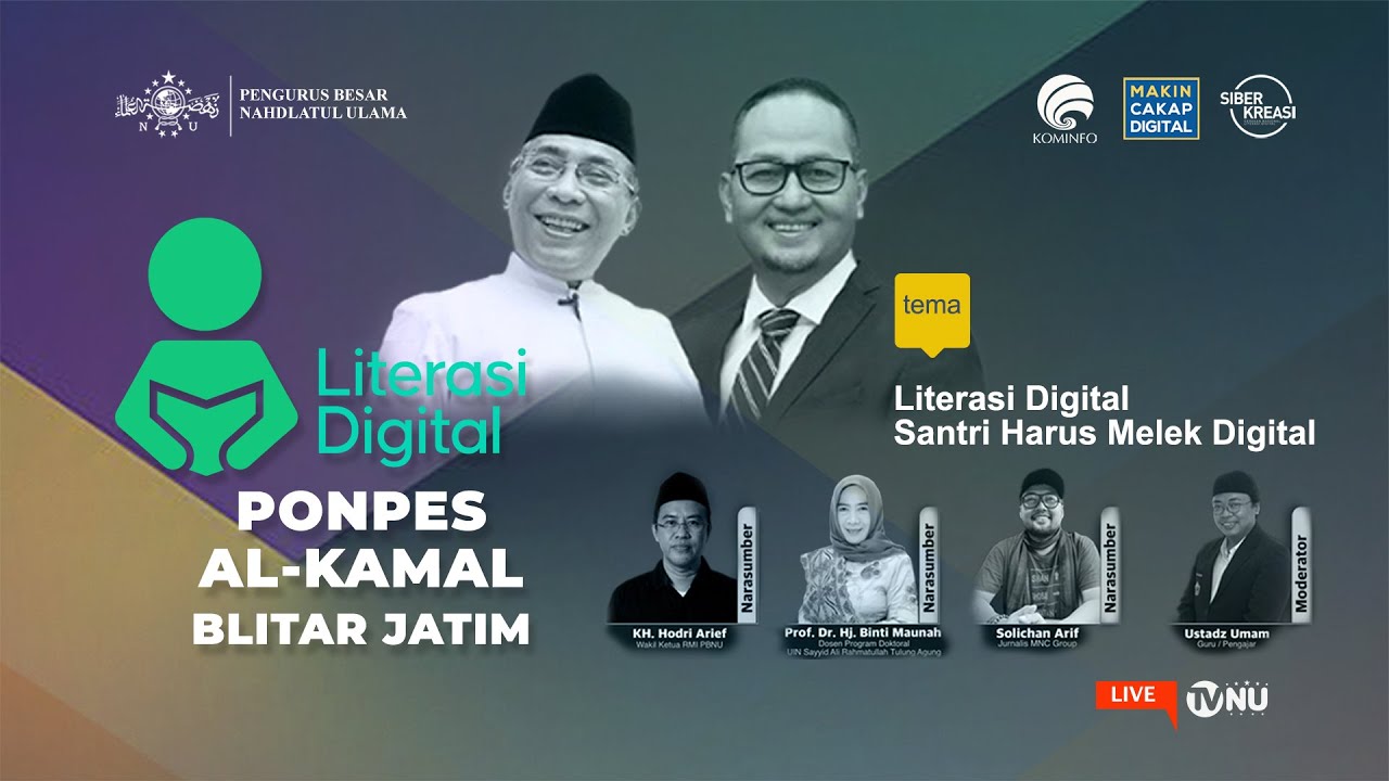 🔴 (LIVE) Santri Harus Melek Digital | Pondok Pesantren al-Kamal Blitar