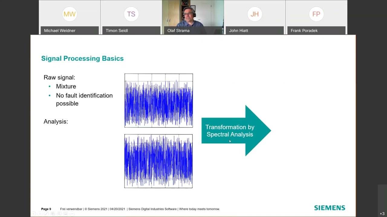 4. Noise and vibration signal processing at the production line