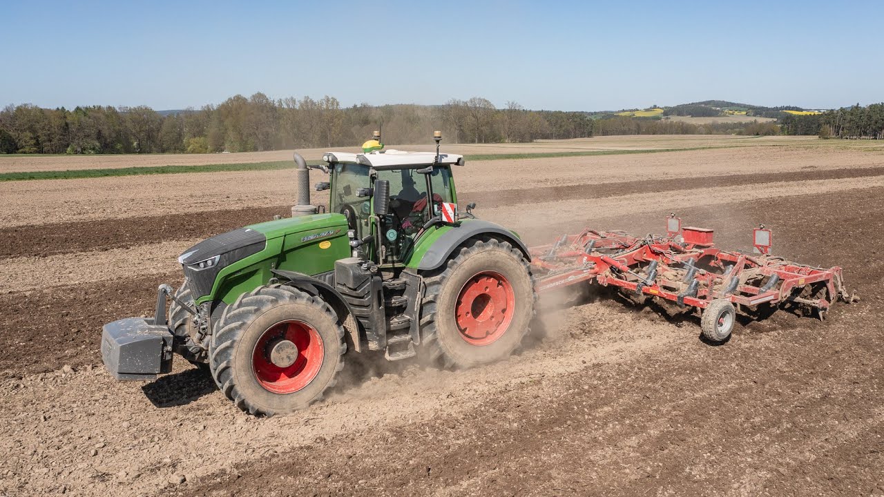 Př&iacute;prava půdy v ZD Novosedly - Fendt 1050 Vario & John Deere SF6000 + Horsch Tiger 6LT