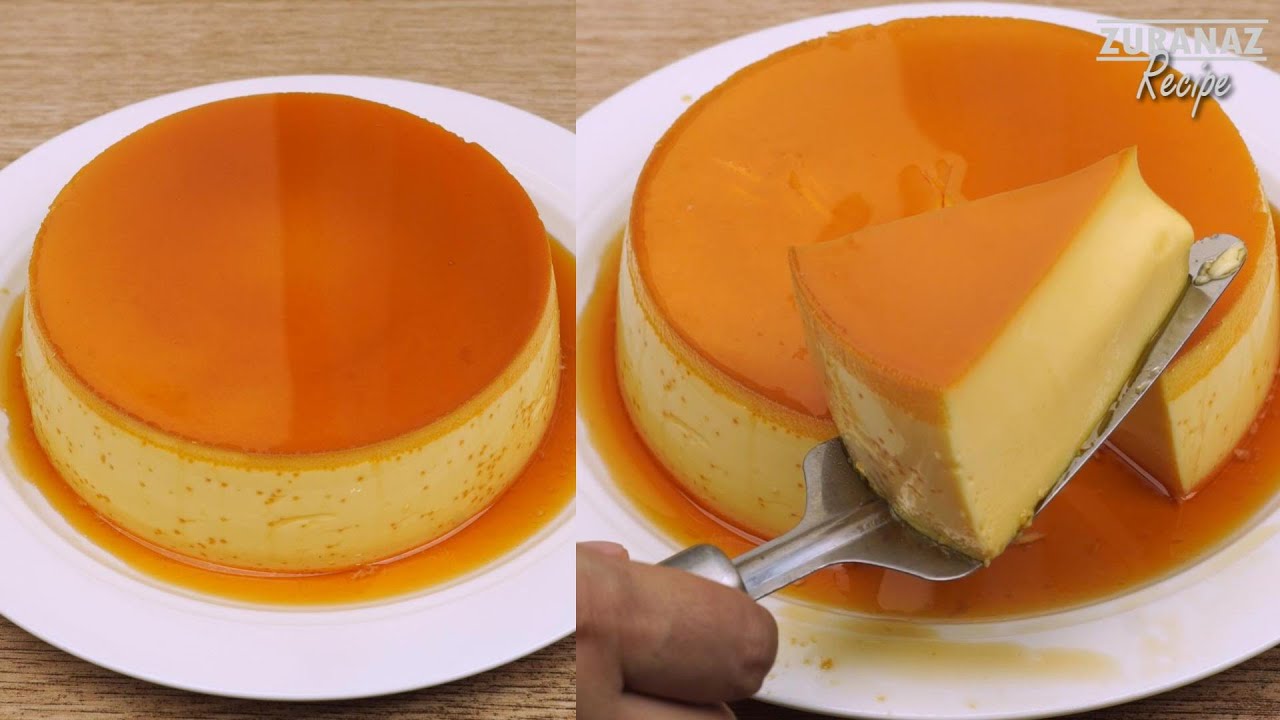 Easy perfect caramel flan, delicious pudding recipe