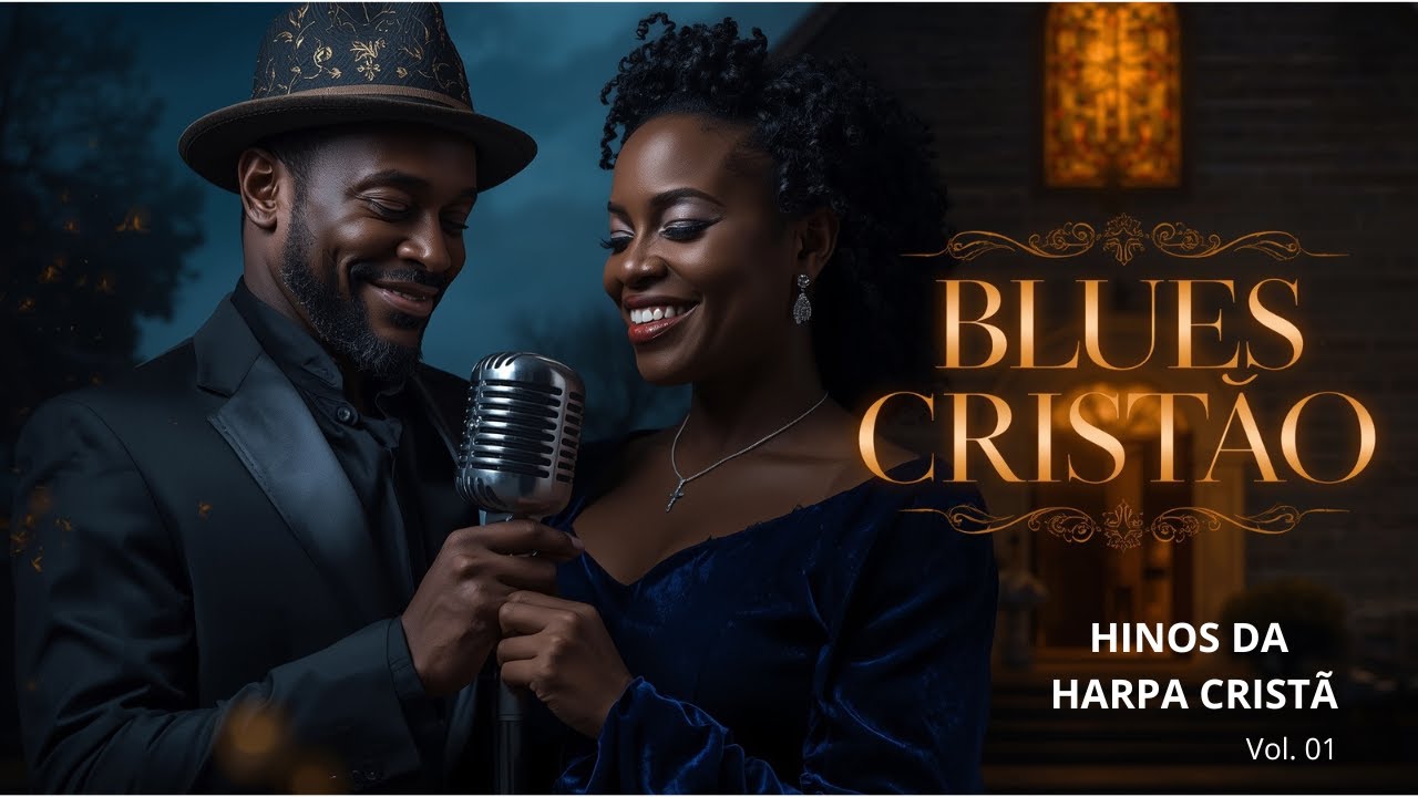 🎵 BLUES GOSPEL – HINOS DA HARPA CRISTÃ | Blues com Espírito e Emoção 🎶