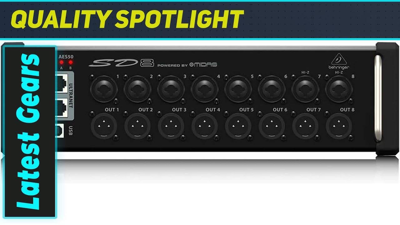 Behringer SD8: The Ultimate Compact Stage Box?