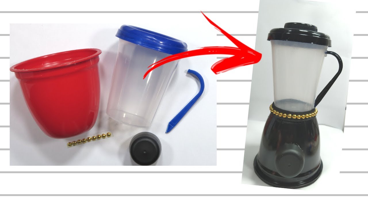 COMO FAZER UM LIQUIDIFICADOR DE BRINQUEDO #artesanato