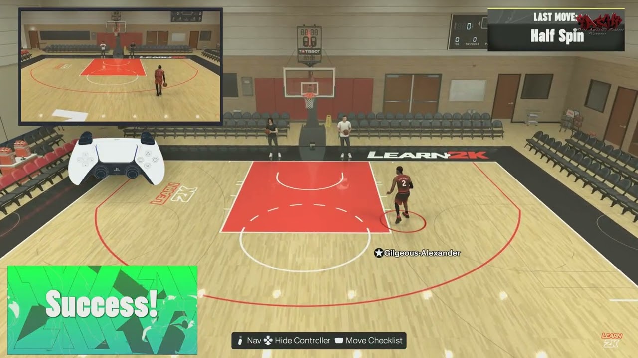 BEST DRIBBLE MOVES FOR BEGINNERS IN NBA 2K25! HALF SPIN!