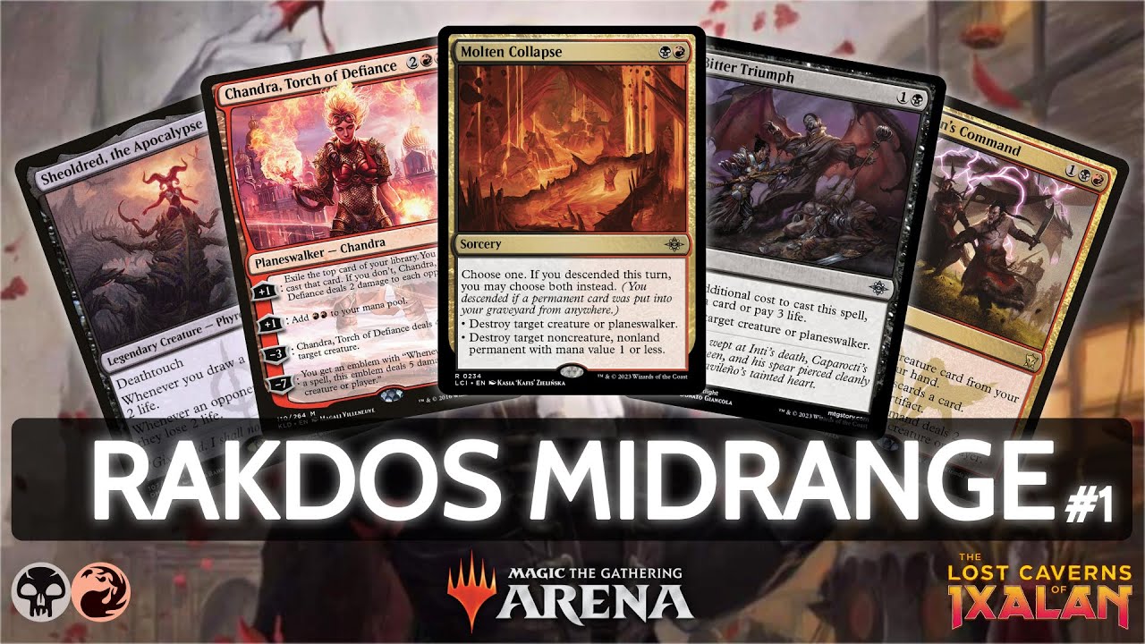 ⚫🔴 Rakdos Midrange, part 1 | MTG Arena | Explorer | BO3 | The Lost Caverns of Ixalan