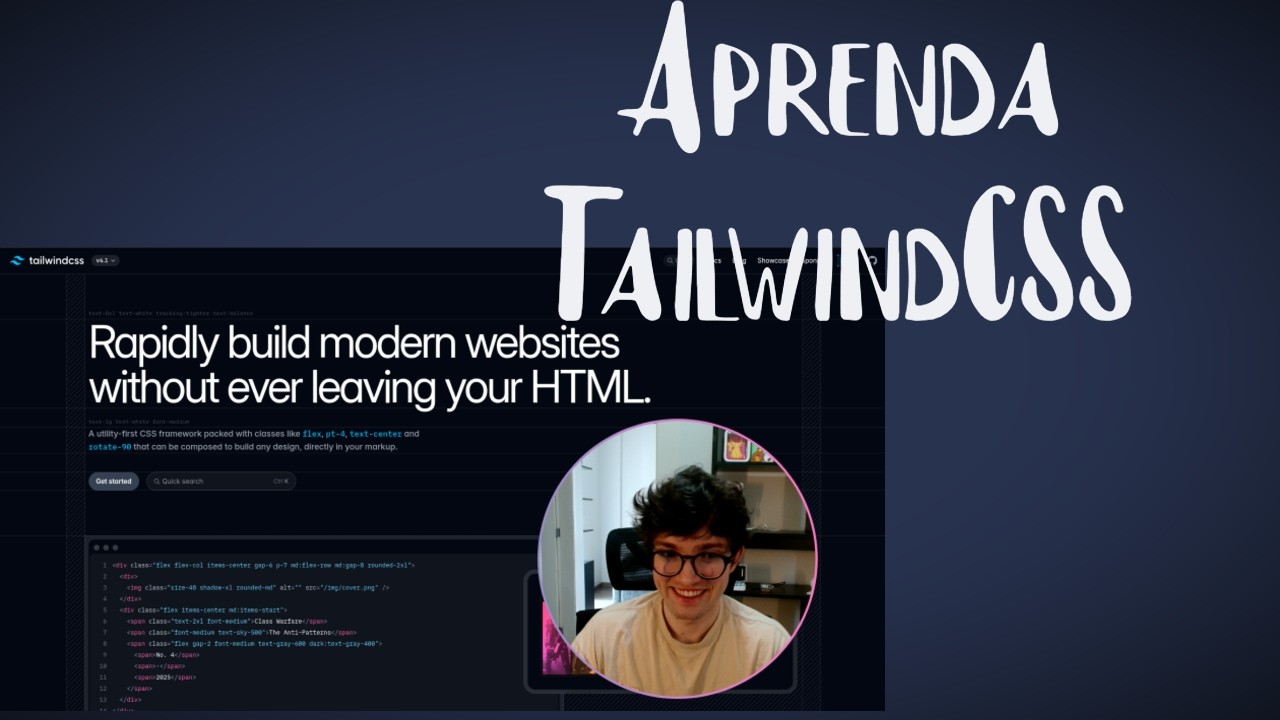 Aprenda TailwindCSS