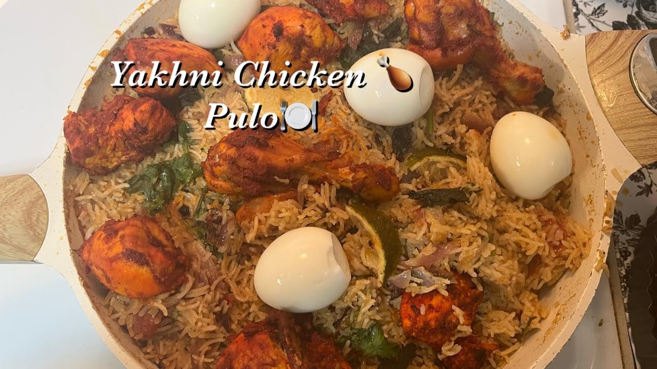 Yakhni Chicken 🍗Pulo #yakhnipulaorecipe #friedchickenyakhnipulo  #chickenrecipe #chickenbroth 🍗🍽