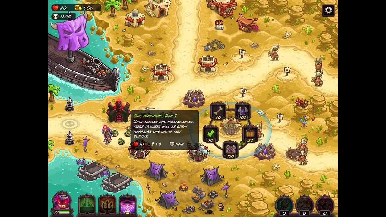 Kingdom Rush Vengeance  WIZARD'S LANDING [impossible] [campaign]