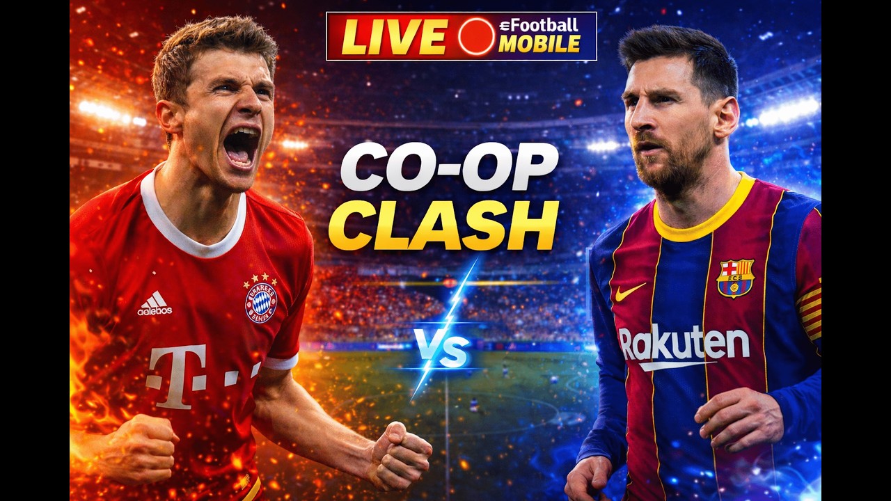 LIVE 🔴 eFootball Mobile Co-Op Showdown | Squad Domination Night! ⚽🔥