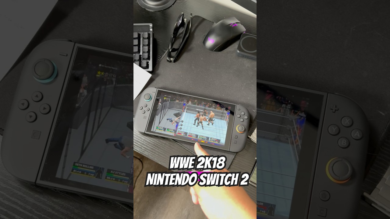 WWE 2k18 on Nintendo Switch 2 is PLAYABLE!