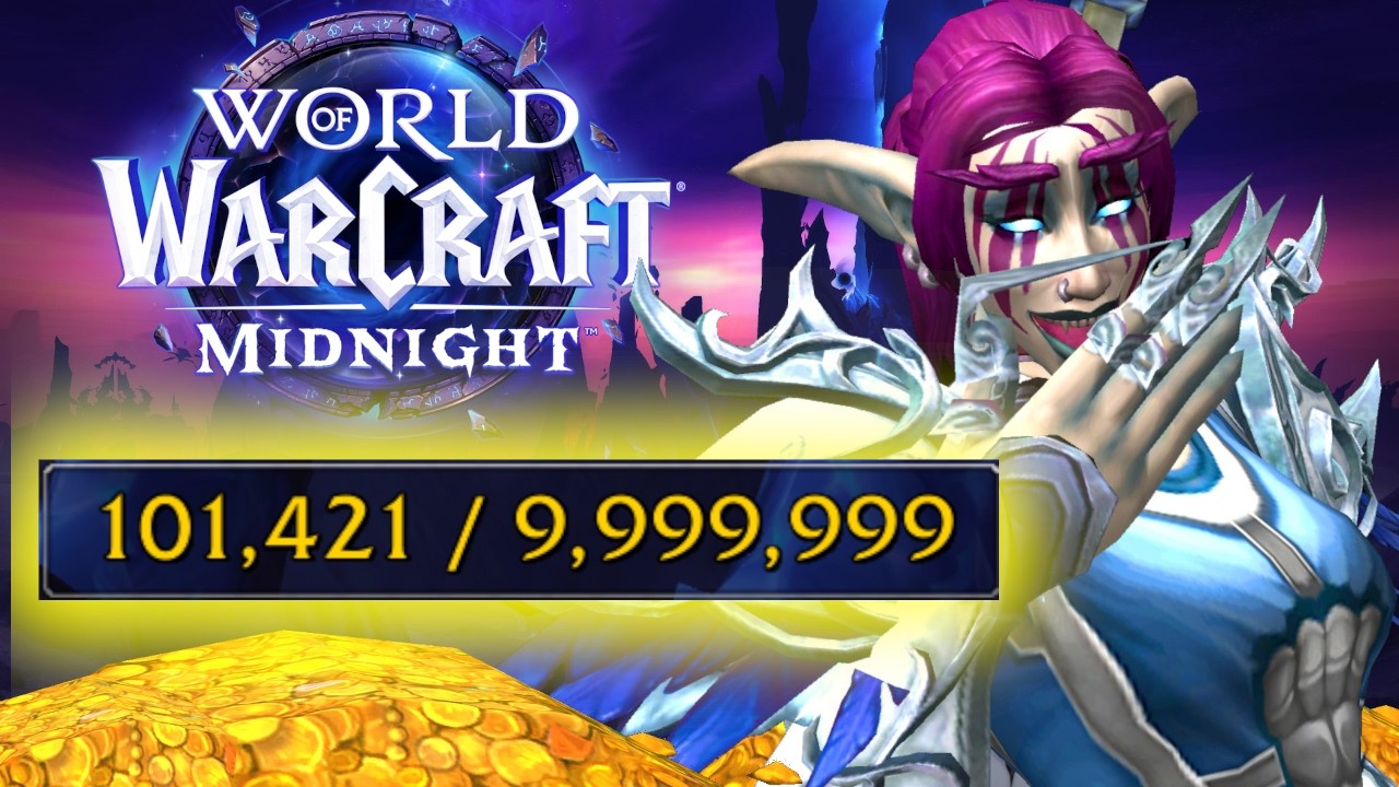 101K Gold Farming w/ 29K Gold Farm In WoW Midnight - Gold Making