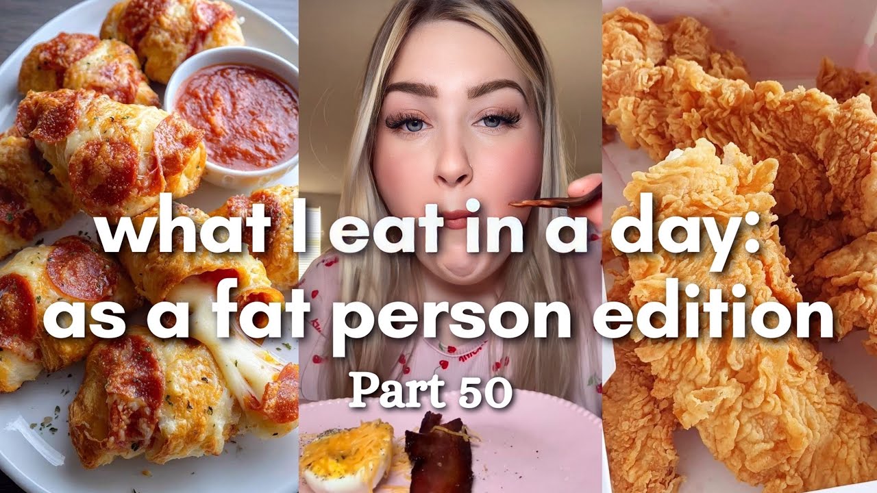 🍝what I eat in a day as a FAT person part 50 tiktoks compilation🍝