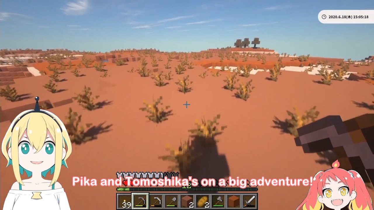 [EN Subs] Minecraft: Pikamee and Tomoshika's Big Adventure!